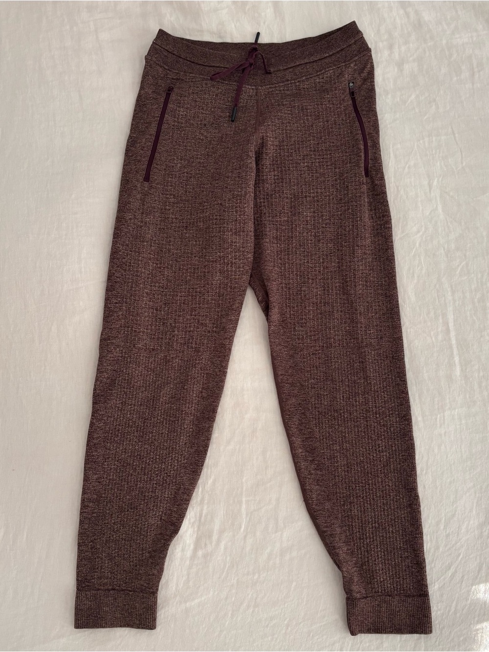 Lululemon Engineered Warmth Wool Blend Jogger Men’s M in Ancient Copper/Cassis